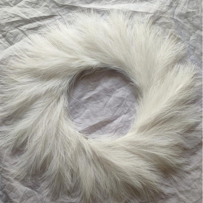Pop Reed Grass Wreath Nordic ins Wedding Decoration Amazon Cross Border in stock Supply Simulation Wreath
