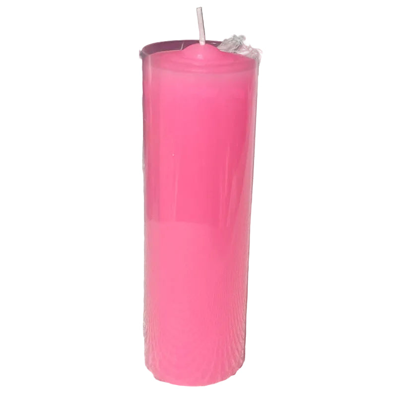 red and white candle color smoke-free odorless greenhouse long rod cylindrical candle