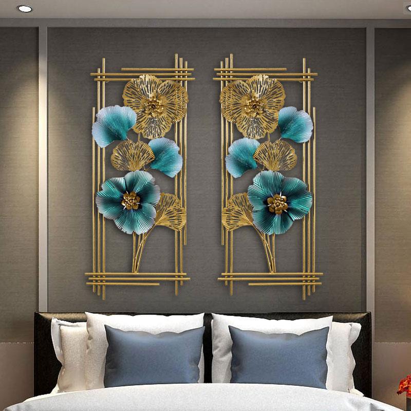 A Pair of Home Wall Hangings, Creative Iron Wall Hangings, Stereo Wall Hangings, Living Room Background Wall Decorations