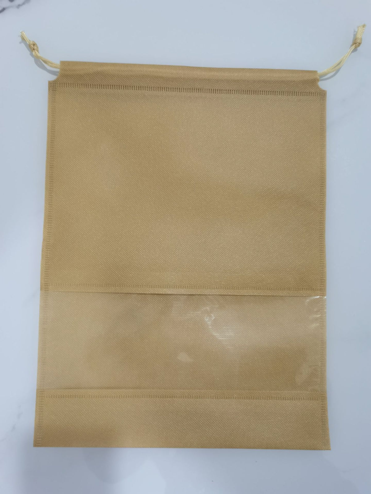 In-Stock Non-Woven Fabric Shoe Storage Bags, Shoe Storage Drawstring Dust-Proof Bags with Zipper