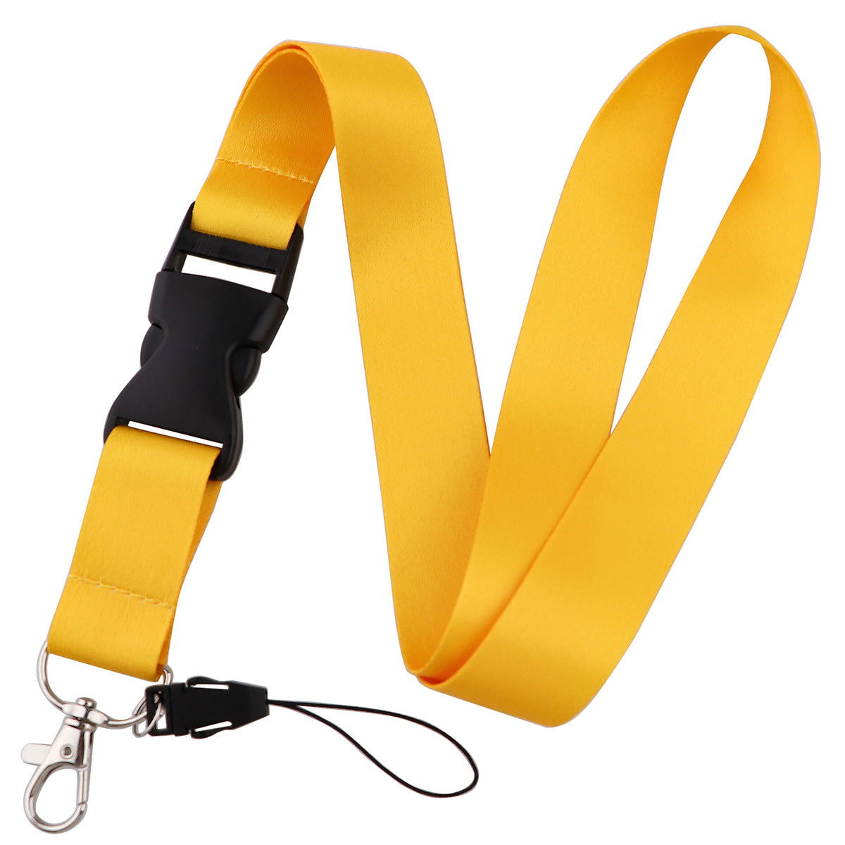 Twelve-Color Mobile Phone Lanyard, Hard-Shell Card Holder for Id, Camera, Keys, Work Badge, and Bus Pass