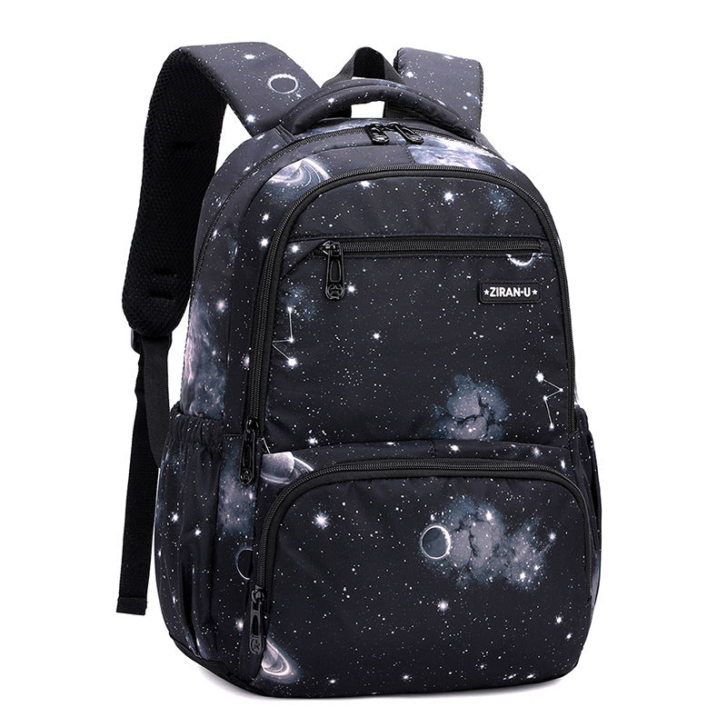 Cross-border explosions natural fish new student schoolbag grade 4-6 boys and girls backpack printing generation
