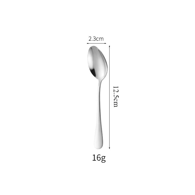 24Pcs 304 Stainless Steel Mini Special Small Spoon 9cm Short Handle Seasoning Spoon Salt Spoon Medicinal Powder Seasoning Spoon Spoon Coffee Spoon