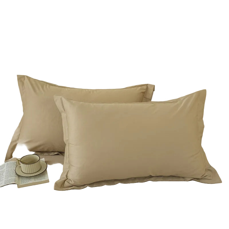 Pure Cotton Solid Color Pillowcase 50X80Cm Pure Cotton Pillowcase Set of 2 40X60Cm Single Student Pillowcase Gray
