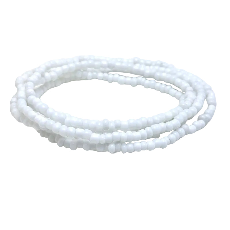 Body Chain with Glass Seed Beads, Fashionable Magic Hand Fish Pendant Accessories, Elastic Handmade Beaded Jewelry Waist Chain