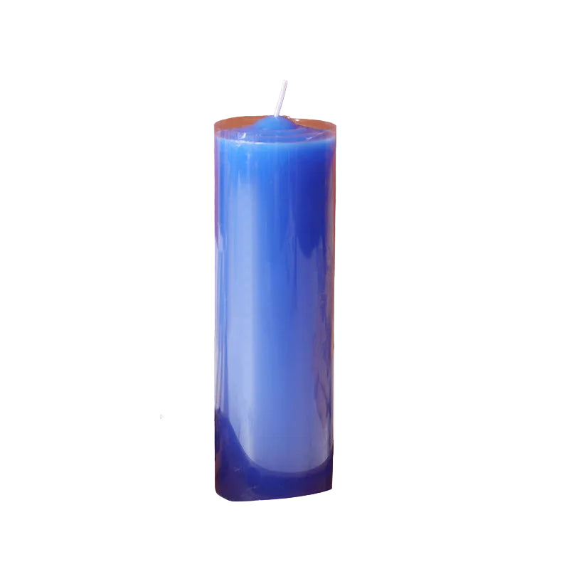 red and white candle color smoke-free odorless greenhouse long rod cylindrical candle