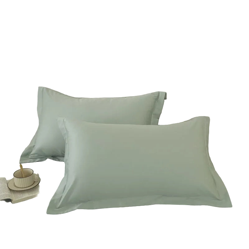 Pure Cotton Solid Color Pillowcase 50X80Cm Pure Cotton Pillowcase Set of 2 40X60Cm Single Student Pillowcase Gray