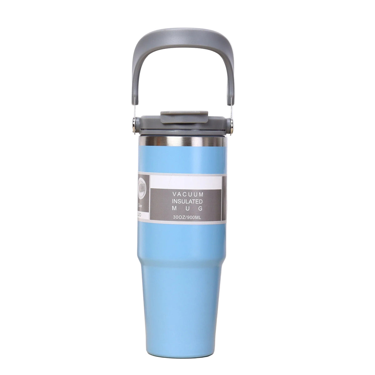 Portable Ice Cup 304 Stainless Steel  890ml  Large Capacity Thermos Cup Outdoor Portable with Handle for Car