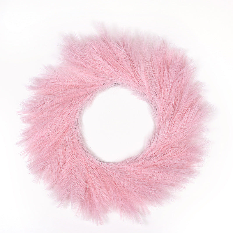 Pop Reed Grass Wreath Nordic ins Wedding Decoration Amazon Cross Border in stock Supply Simulation Wreath