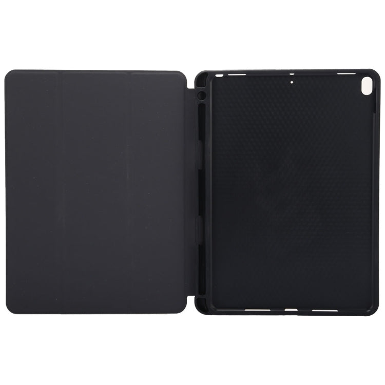 Cloth Texture Pattern Case for iPad 9.7 (2018) & iPad 9.7 inch (2017), with Three-folding Holder & Pen Slots, For iPad 9.7 (2018) & iPad 9.7(2017), For iPad 9.7 (2018) & iPad 9.7 (2017), For  iPad 9.7 (2018) & iPad 9.7, For iPad 9.7 (2018) & iPad 9.7