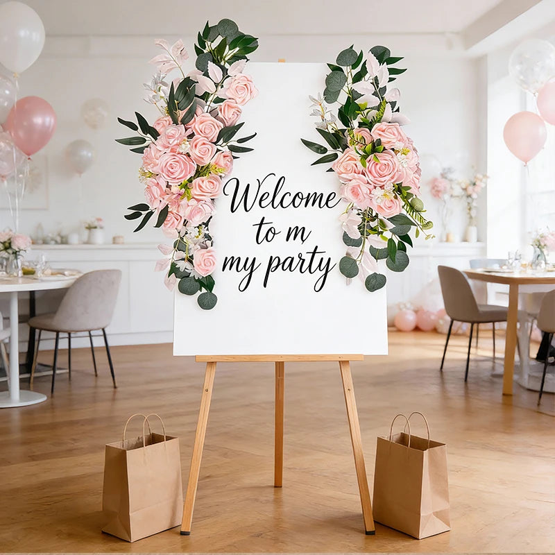 Tejesa Wedding Artificial Flower Arch for Home Party Decoration, Wedding Hotel and Auditorium Arrangement