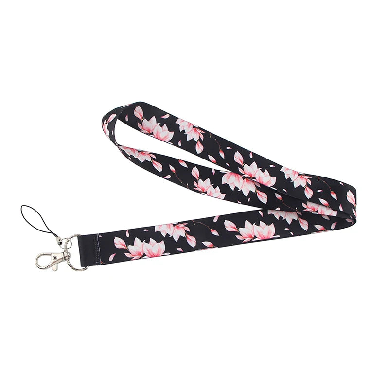 Tejesa Little daisy Lanyard for Key Cute Neck Strap Card ID Badge Holder Key Chain Accessories Wholesale