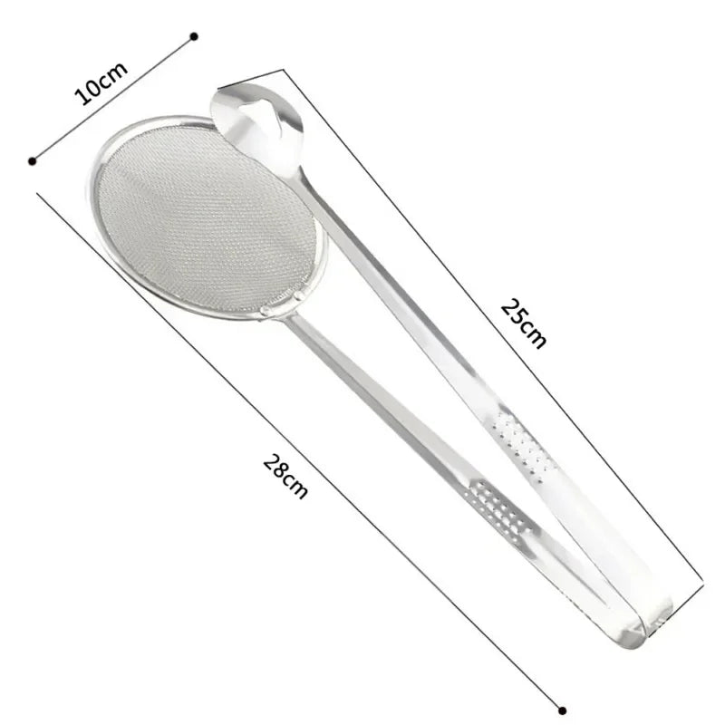 Hemasa  Multifunction Stainless Steel Sieve Filter Spoon Fried Food Oil Strainer Clip Handheld Cooking Tools Gadgets