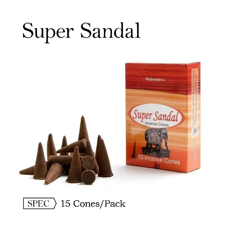 Incense Cones From Mahendra The Best Known Brand Home Fragrance Handmade Inciensos Towers Sandalwood Lotus Vanilla Incense Cones