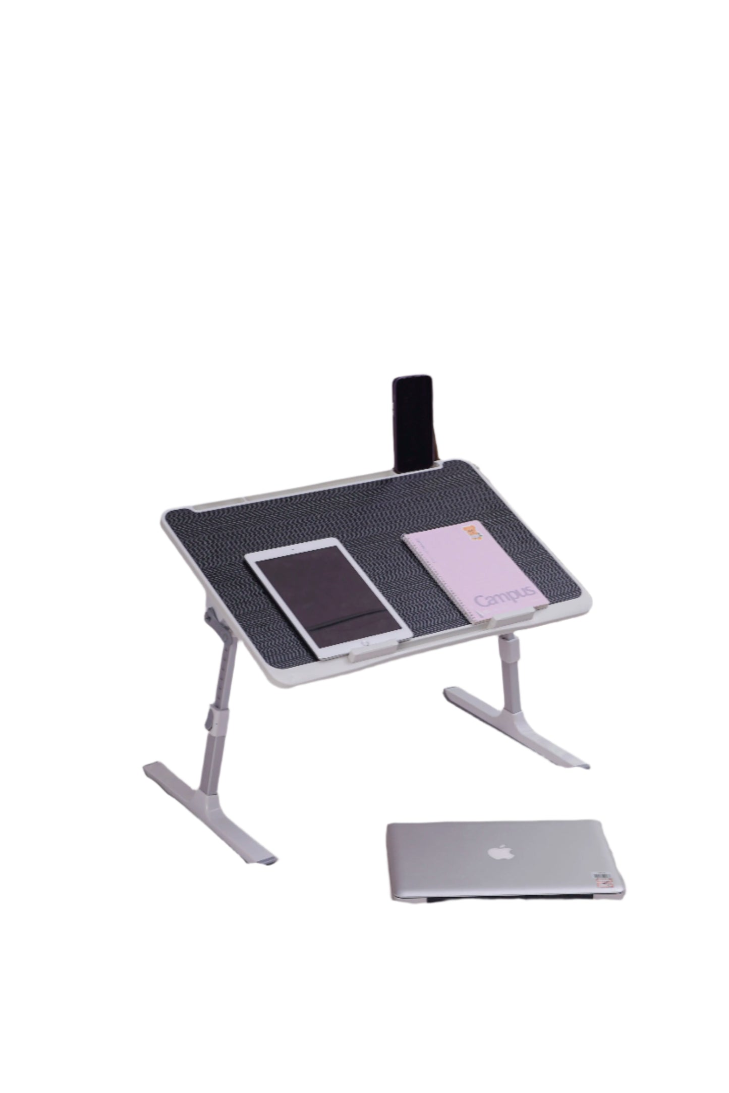 Hemasa Foldable laptop bed tray table, height and angle adjustable laptop bed table, laptop table for bed/sofa/sofa chair/floor, laptop