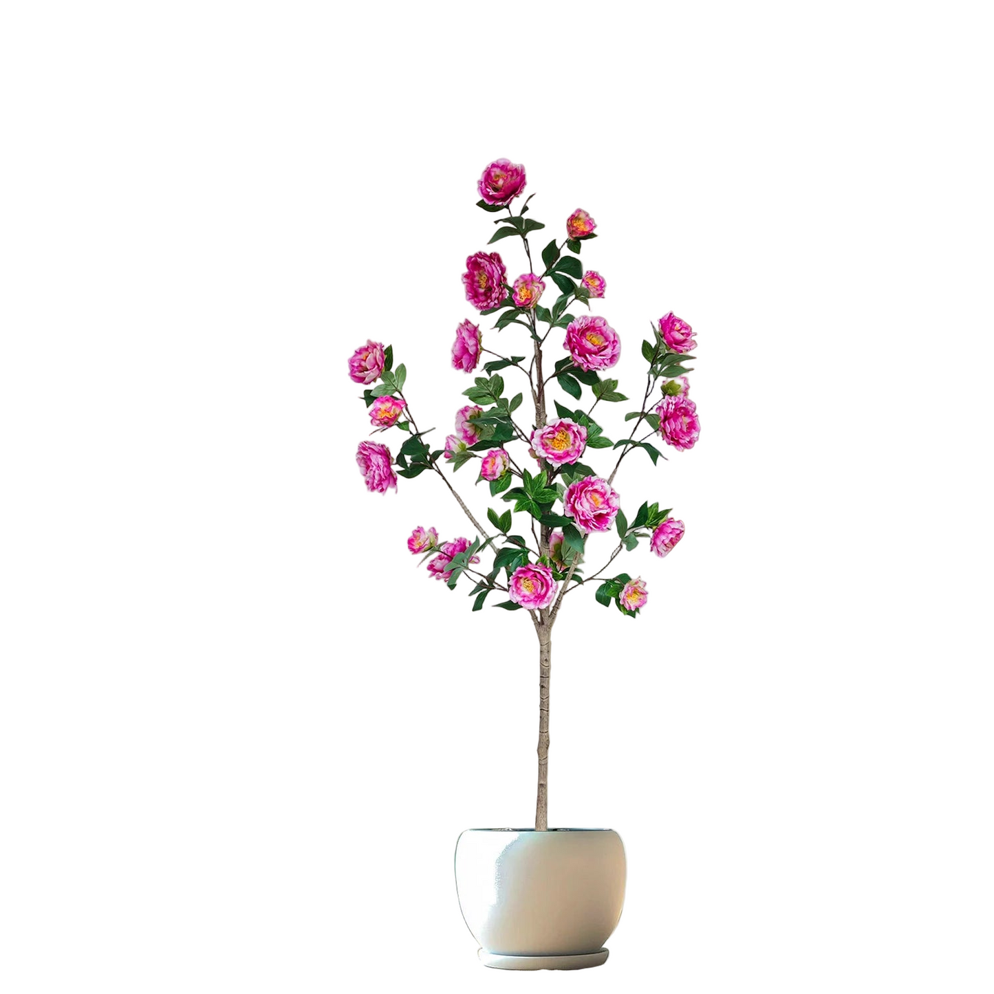 Tejesa 130-180CM Artificial Peony Flower tree plant Indoor outdoor Ornament fake plant for home garden wedding party living room decor