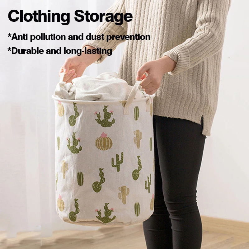Foldable Laundry Basket Dirty Clothes Laundry Hamper Toy Storage Organizer Bucket Large Capacity Baskets Japanese Laundry Bag