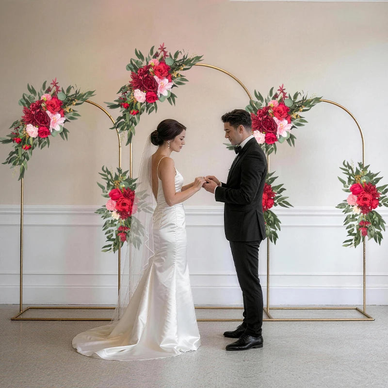 Tejesa Artificial Flower Arch for Home Decoration/Wedding/Festival/Hotel and Auditorium