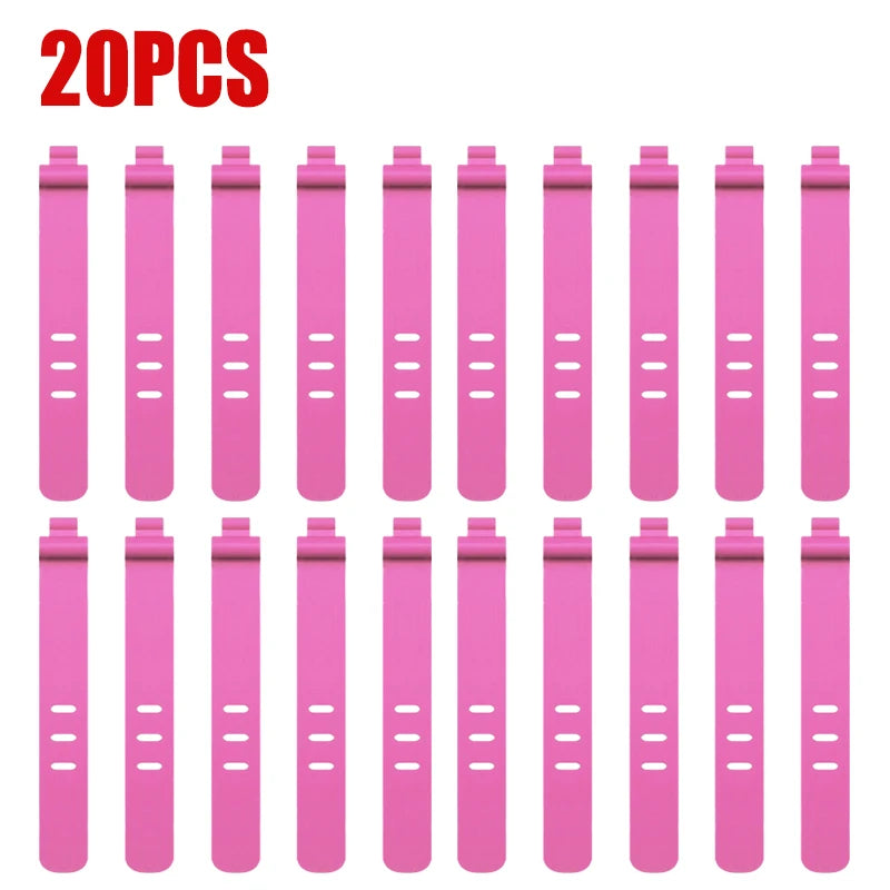 1-20PCS Silicone Cable Winder Organizer Clips Phone Charging Wire Cord Management Buckle Straps Earphone Line Storge Holder Clip