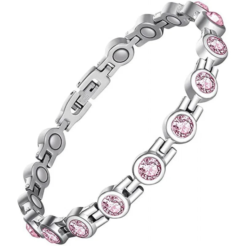 Hemasa  Stainless Steel Elastic Magnetic Bracelets For Women