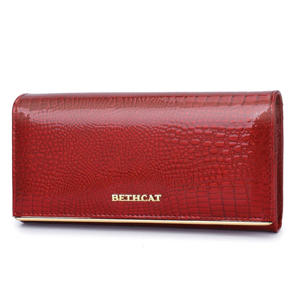 Hemasa Genuine Leather Female Coin Card Holder Purse Ladies Money Bags Alligator Cow Wallets
