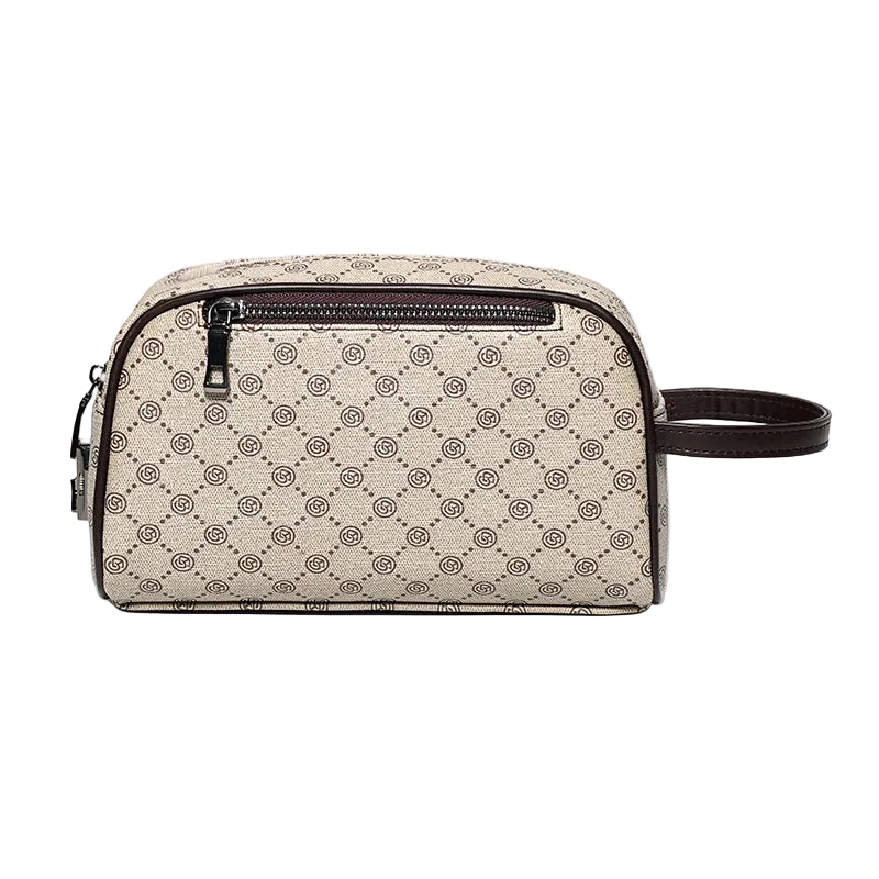 Fashion Printing Men's Bag Handbag High Quality PU Leather Clutch Bags Money Purse For Men Wasit Strap Wallets Man Pouch Bolsos