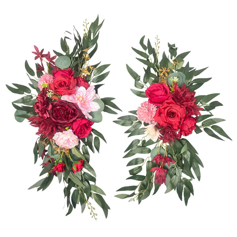 Tejesa Artificial Flower Arch for Home Decoration/Wedding/Festival/Hotel and Auditorium