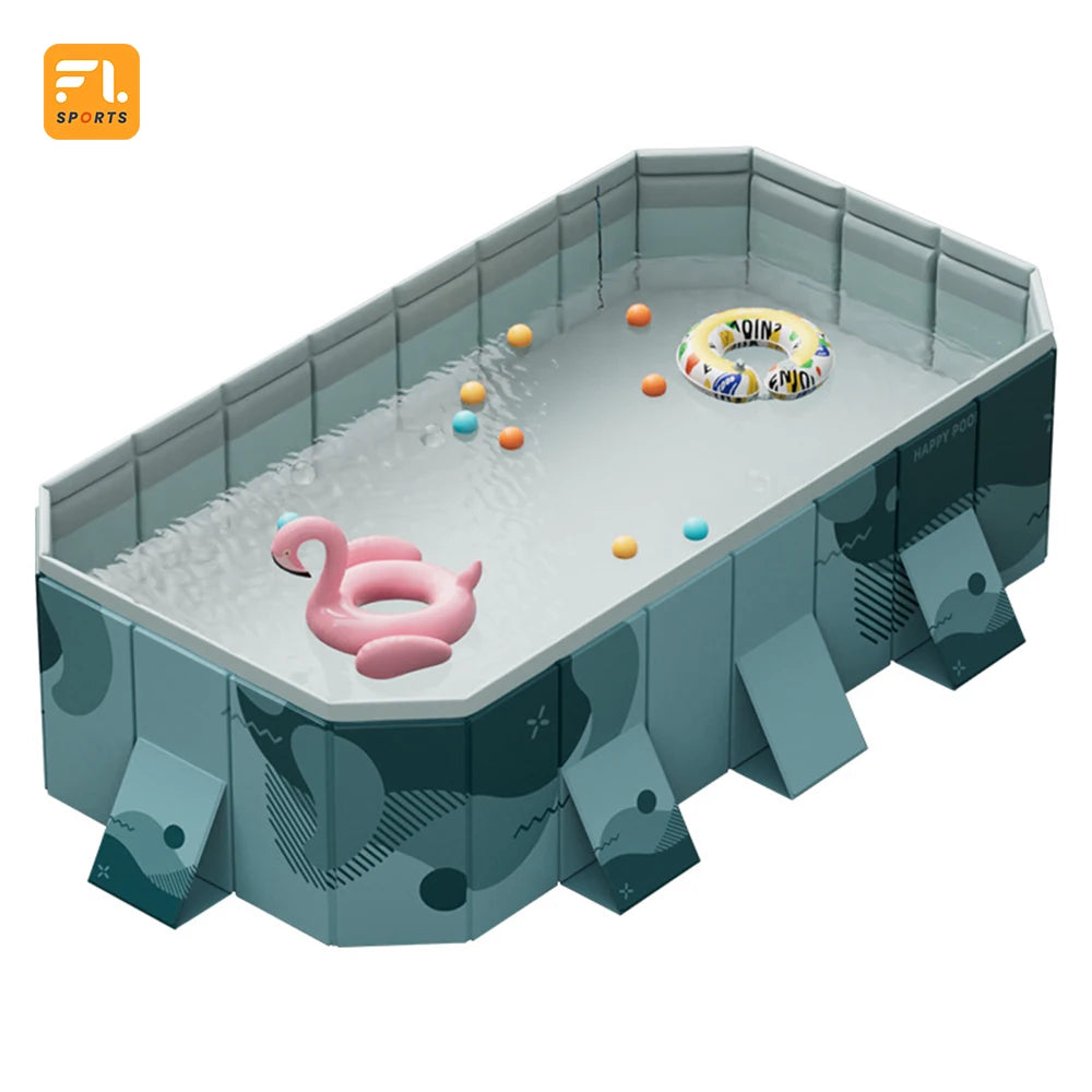 Blue Circular Outdoor Home Swimming Pool Frame Round Pool Model Adult For Home