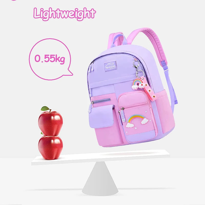 Children School Bags for Girls Lightweight and Waterproof Primary School backpack Kids Book Bag Schoolbag mochila