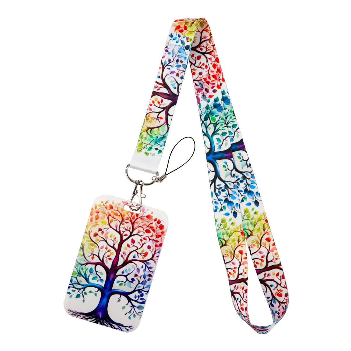 Strawberry Cell Phone Lanyard Neck Strap Hanging Lanyards for Keys ID Card Employee Card Badge Holder Leaf Neck Strap