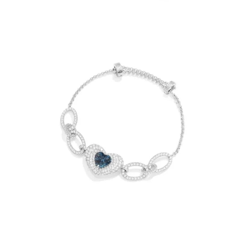 Tejesa LI KI 925 Sterling Silver High Quality 2023 October New Love Color Diamond Earrings Necklace Bracelet Ring Exquisite Jewelry