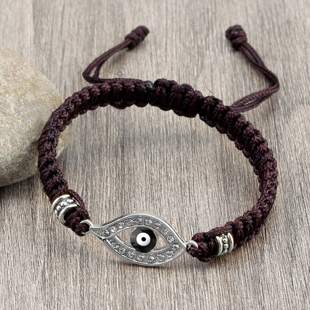 Lucky Eye Turkish Evil Eye Bracelets For Women Men Handmade Braided Rope Lucky Red String Bracelet Charm Friendship Jewelry Gift