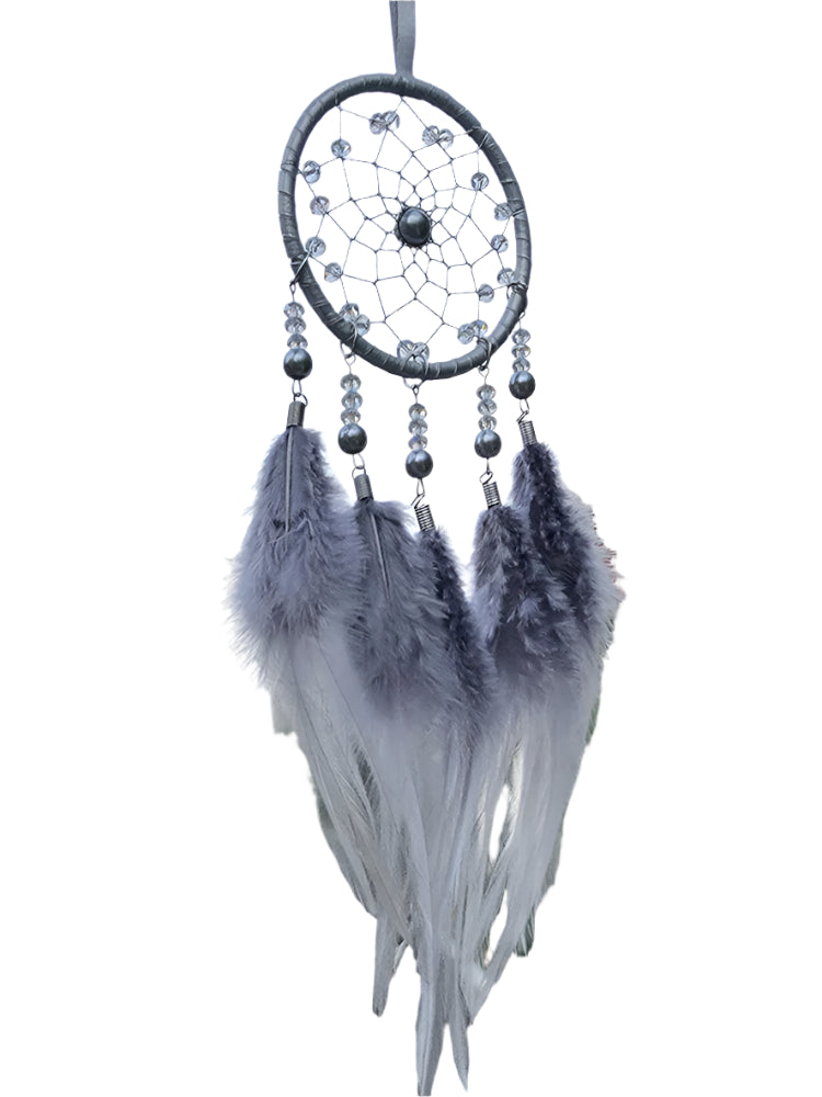 Hemasa Hand-woven   Feather Wind  Chime   Dream Catcher for Valentine's Day Gift Bedroom Hanging Ornaments Home Decoration