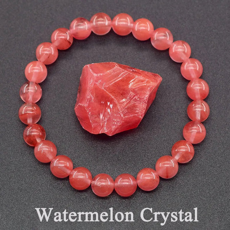 Natural Lemon Jade Bracelets Natural Yellow Stone Beads Bracelet for Men Women Geniune Ice Lemon Gem Elastic Jewelry Lover Gift
