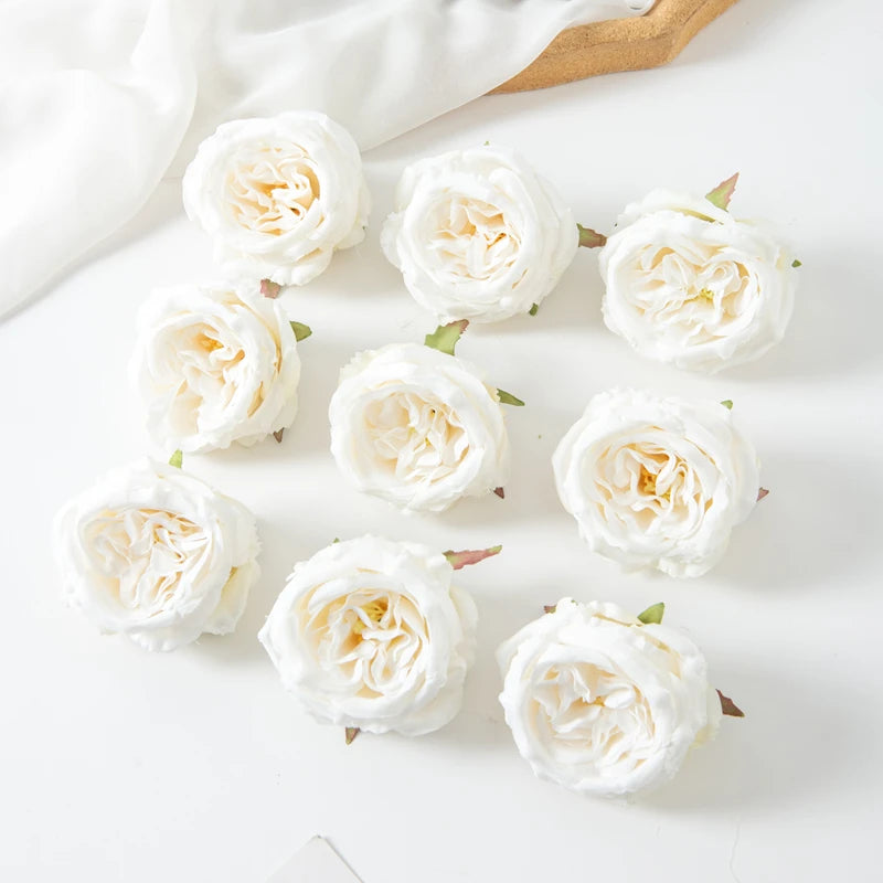 Artificial Flowers Silk Peony Home vase table Party Wedding Decoration Outdoor Garden Christmas Wreaths Flower Wall Scrapbooking