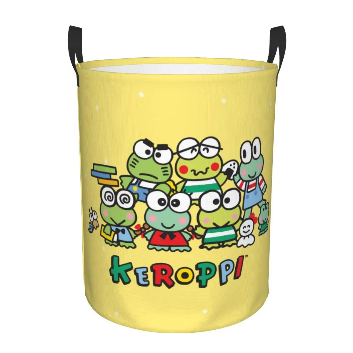 Tejesa Laundry Basket Foldable Large Capacity Clothes Storage Bin Big -eyed Frog Anime Baby Hamper