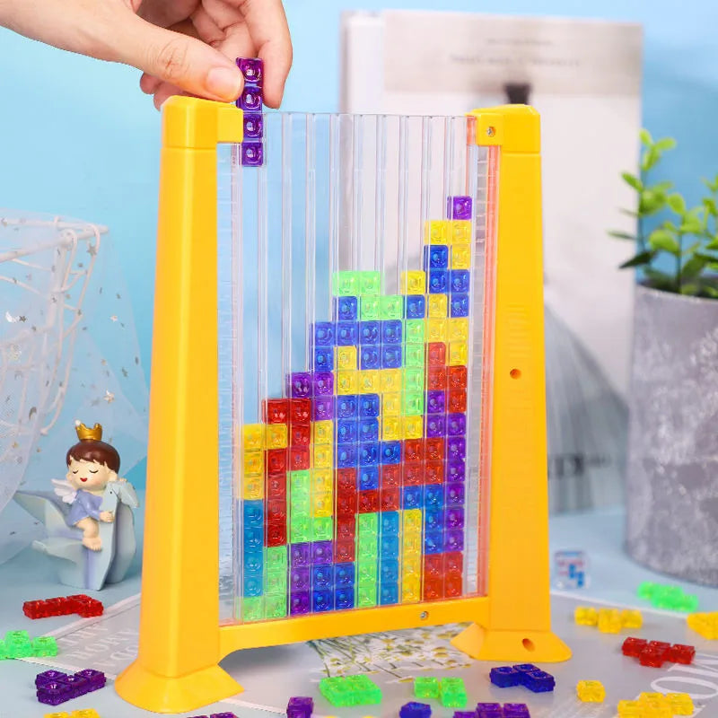 Hemasa 3D Three-dimensional Jigsaw Puzzle Toy Creative Desktop Game Building Blocks Tangram Math Interactive Kids Educational Toy