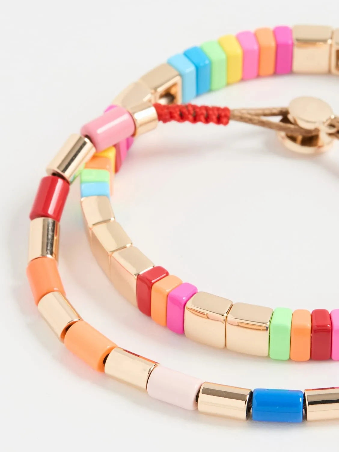 Hemasa Enamel Tile Beads Bracelets /Fashion Boho Colorful Tila Stretch Bracelet For Women