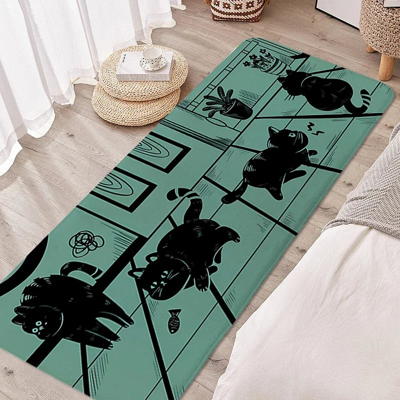 Tejesa  Cat Pattern Children's Room Carpet /Anti Slip Bathroom Mat/ Doormat Entrance Door Home Decoration