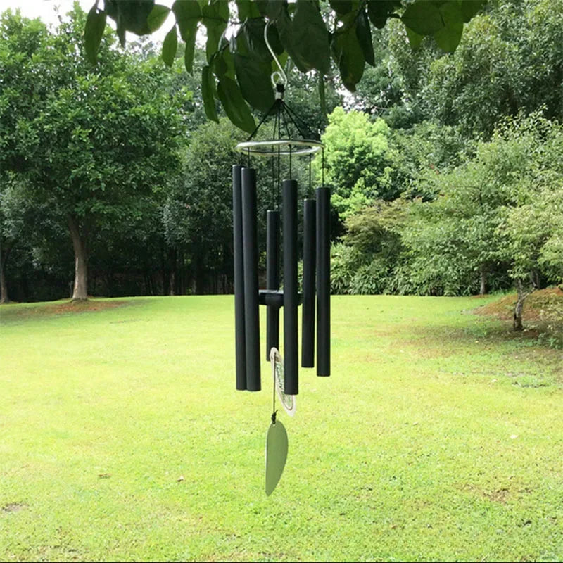 Hemasa  Large Wind Chimes Outdoor Home Decoration Deep Tone Melody Memorial Wind Bell Aluminium Patio Decor Christmas Gift 75cm