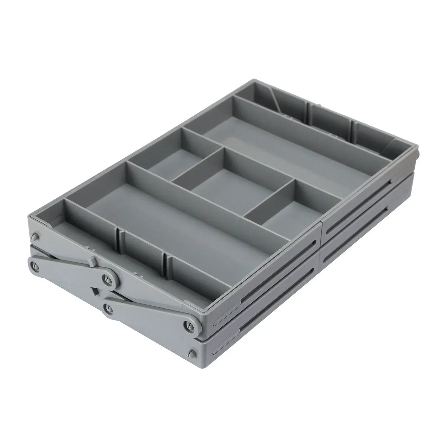 3 Tier Folding Expandable Drawer Organiser Multi-Layer Organiser Tray Box Jewellery & Cosmetics Storage Drawer Organiser Shelf