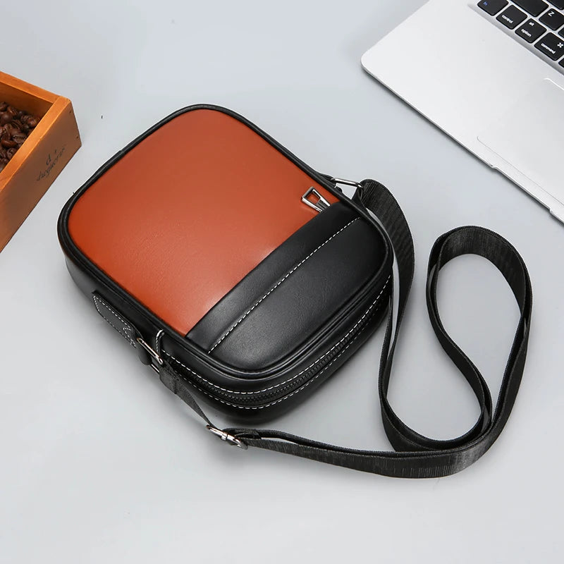 Tejesa Soft PU Leather Male Small Shoulder Bag /Men's Handbag