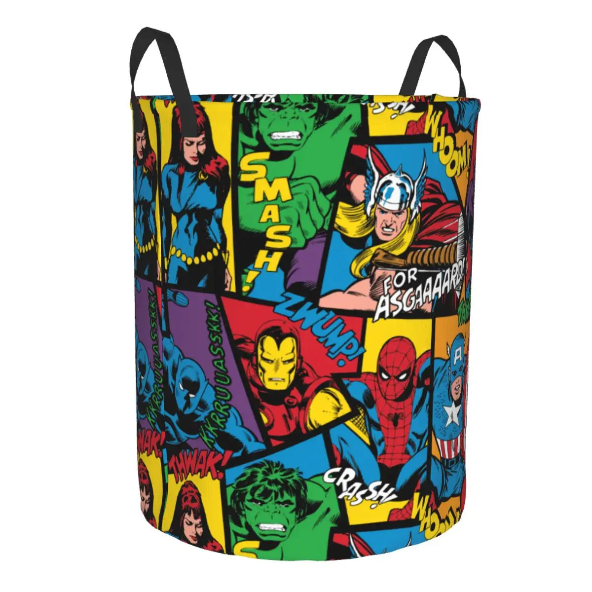 Hemasa Laundry Large Clothes Storage Basket  Comics Toys Bin Organizer for Nursery