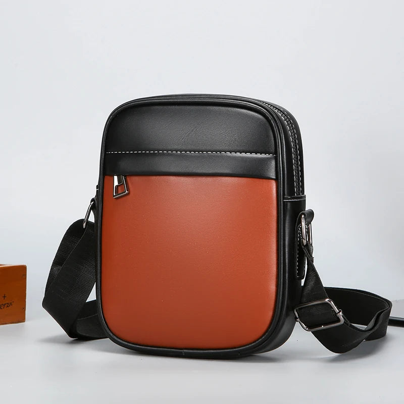Tejesa Soft PU Leather Male Small Shoulder Bag /Men's Handbag