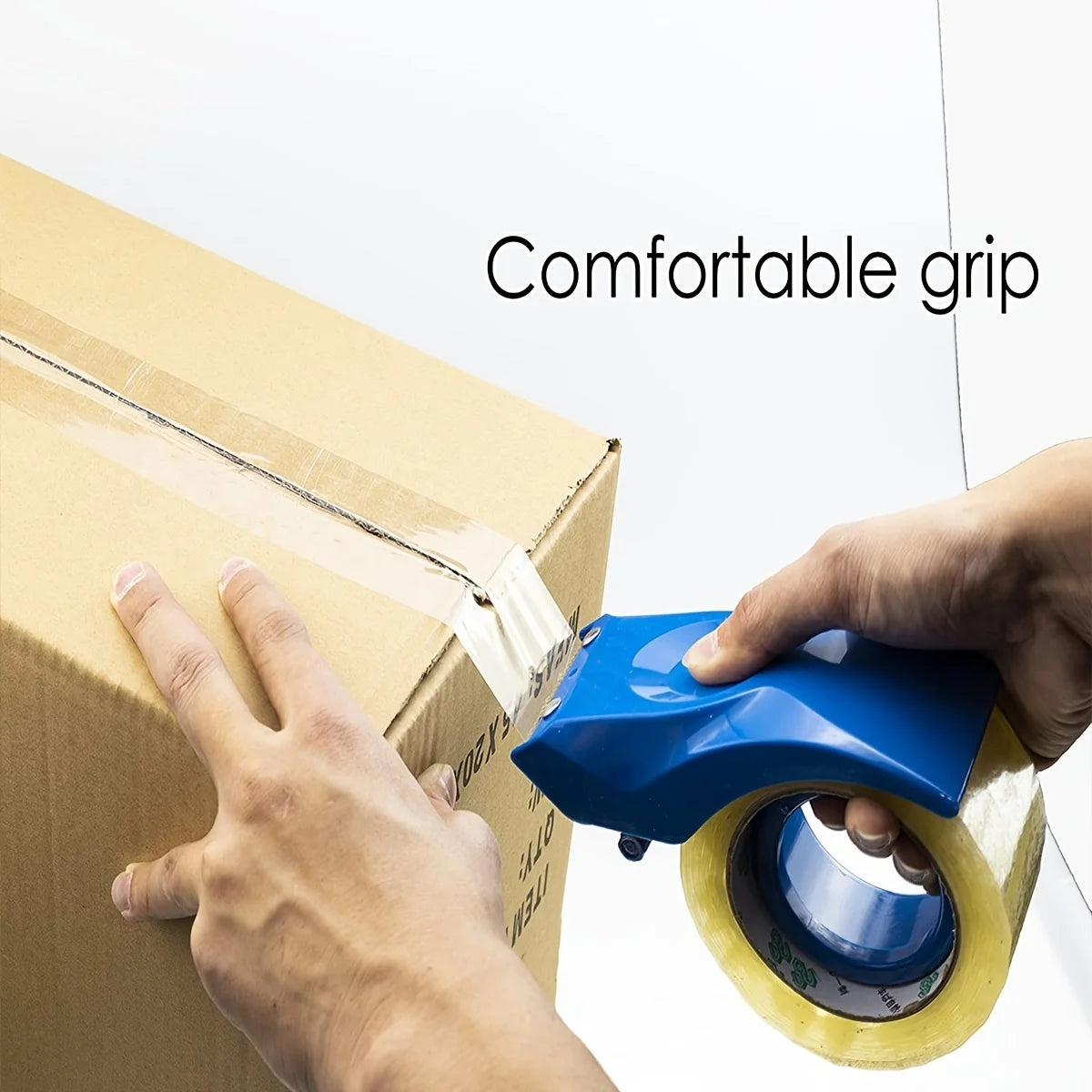 Plastic Sealing Packer Tape Dispenser Packaging Parcel 50mm Width Roller Tape Cutter Sealing Tape Holder Manual Packing Machine