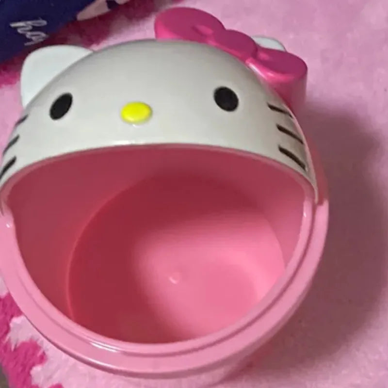 Hemasa  Hello Kitty Cute Cartoon Desktop Wastebasket Home Trash Bin Garbage Car Trash