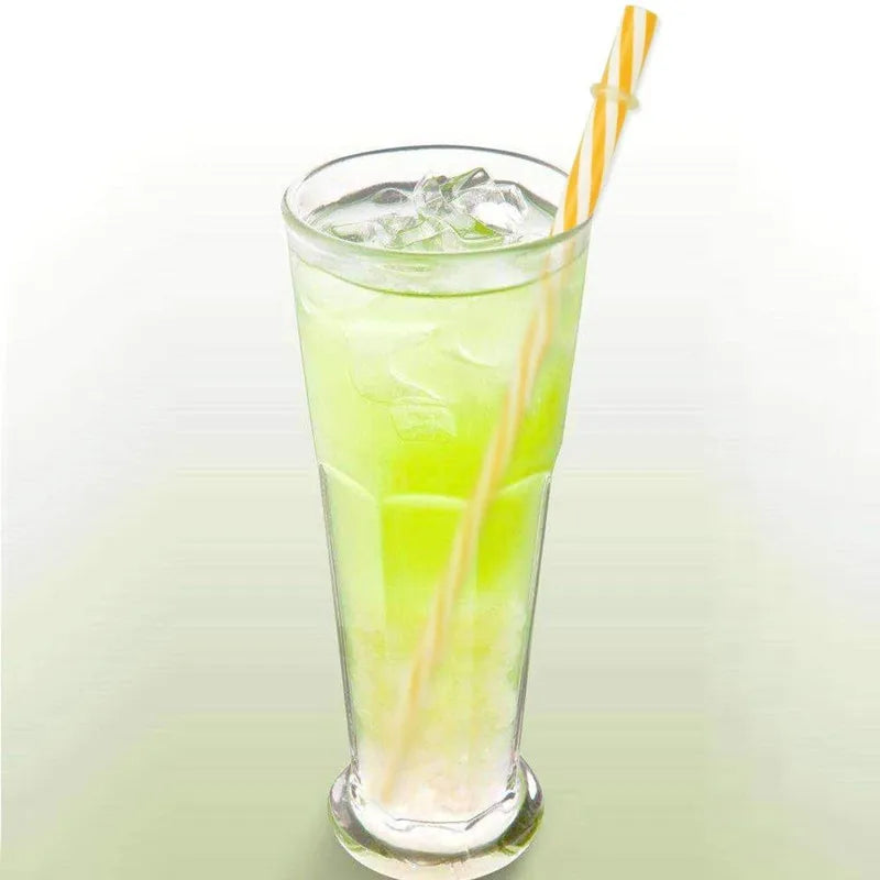 20 Piece Reusable Hard Plastic Straws BPA-Free 9 Inch Long Drinking Straw for Tumblers Mason Jars with Cleaning Brush Cuttable