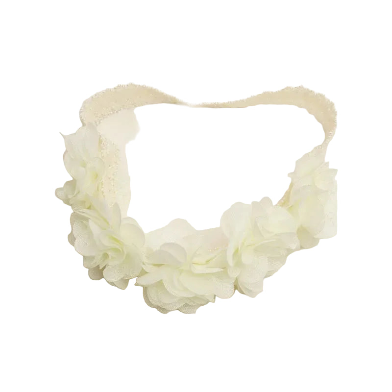 Tejesa 3Pcs Girls Flower Headbands Newborn Photograph Children's Cute Hair Accessories Girls Elastic Hairbands Gift Headwear