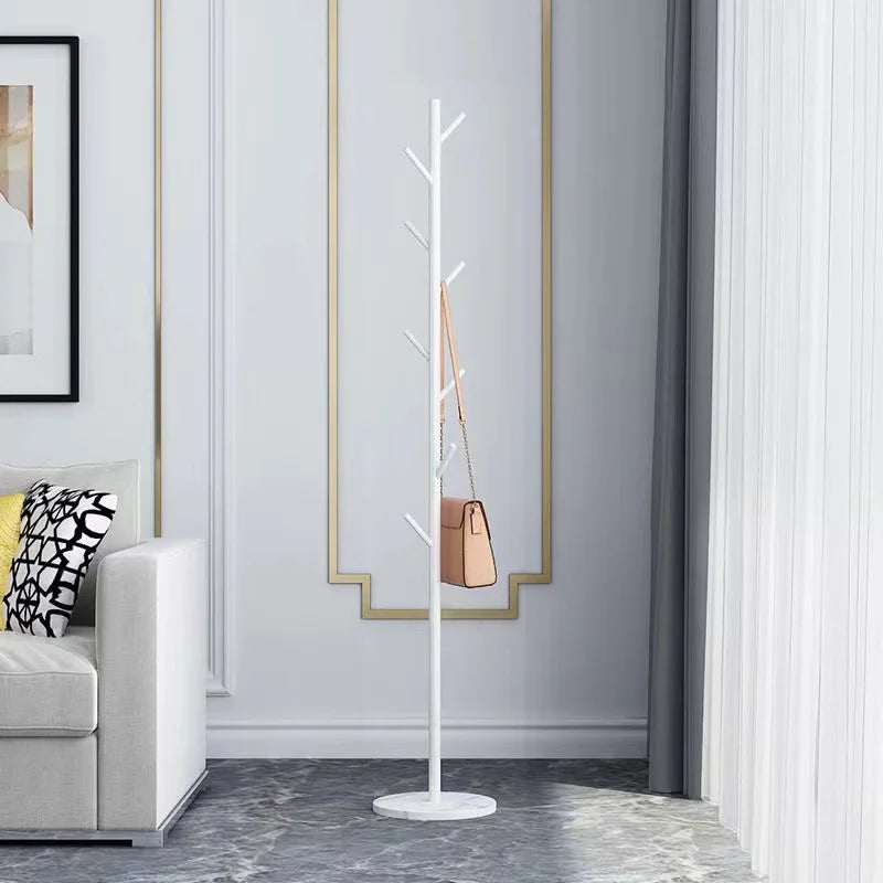 Luxury Coat Rack Floor Standing Clothes Hanger 8 Hooks Multifunction Storage Hat Organizer Handbags Home Accessories tree hanger