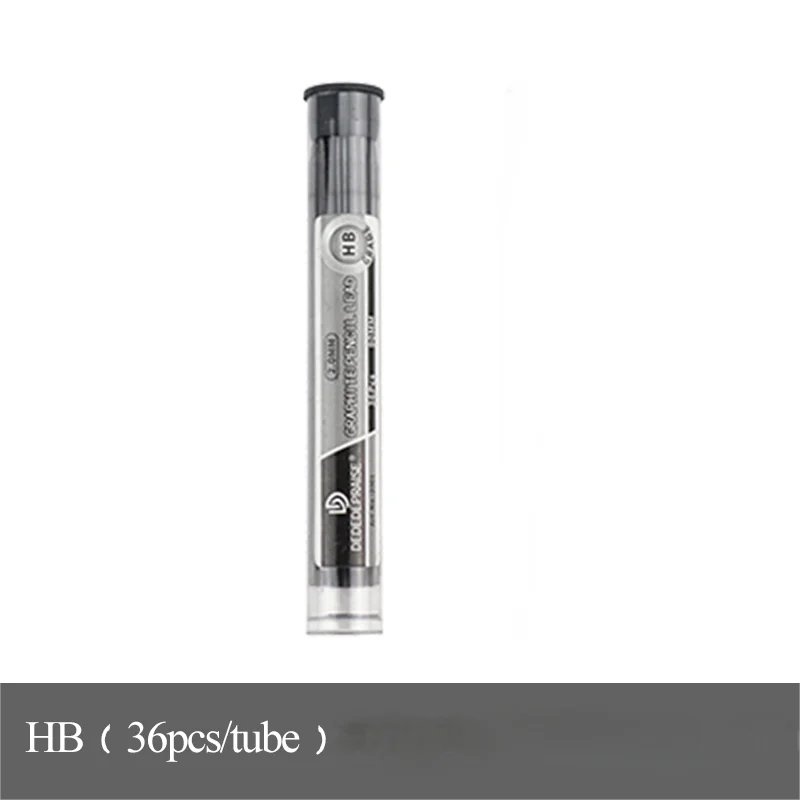 DEDEDEPRAISE Sketch 2.0MM Press Mechanical Pencil & 36colors Leads Drawing Colored Pencils Automatic Pencils Replacement Leads